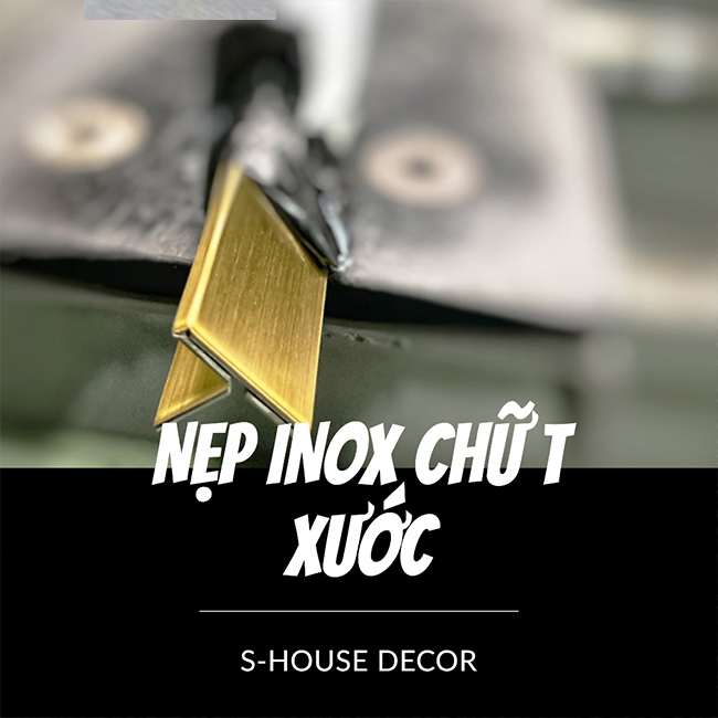 Nẹp inox chữ t xước được làm từ inox 304 cao cấp, có độ bền cao