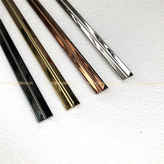 Nẹp inox chữ T của S House Decor đa dạng kiểu dáng, kích thước