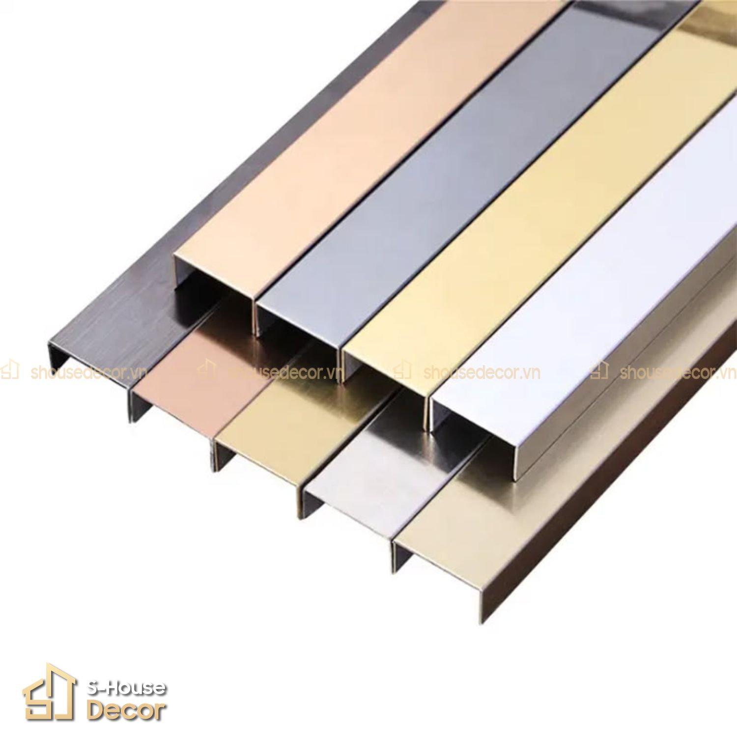 mẫu mạ màu inox PVD hạng mục trang trí thang máy gia đình