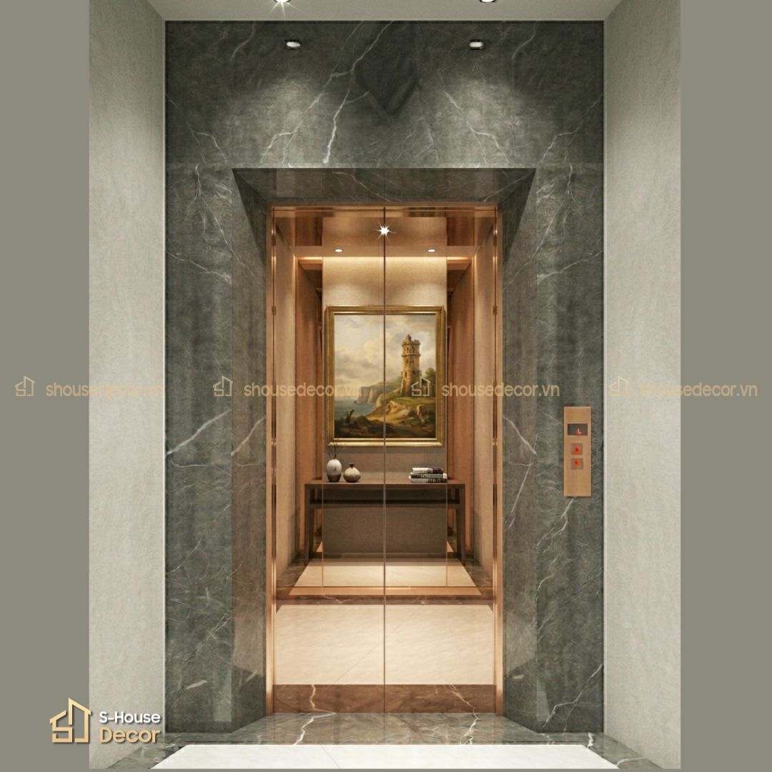 Gia công khung bao hẹp, cửa tầng xây inox 304 gương đồng