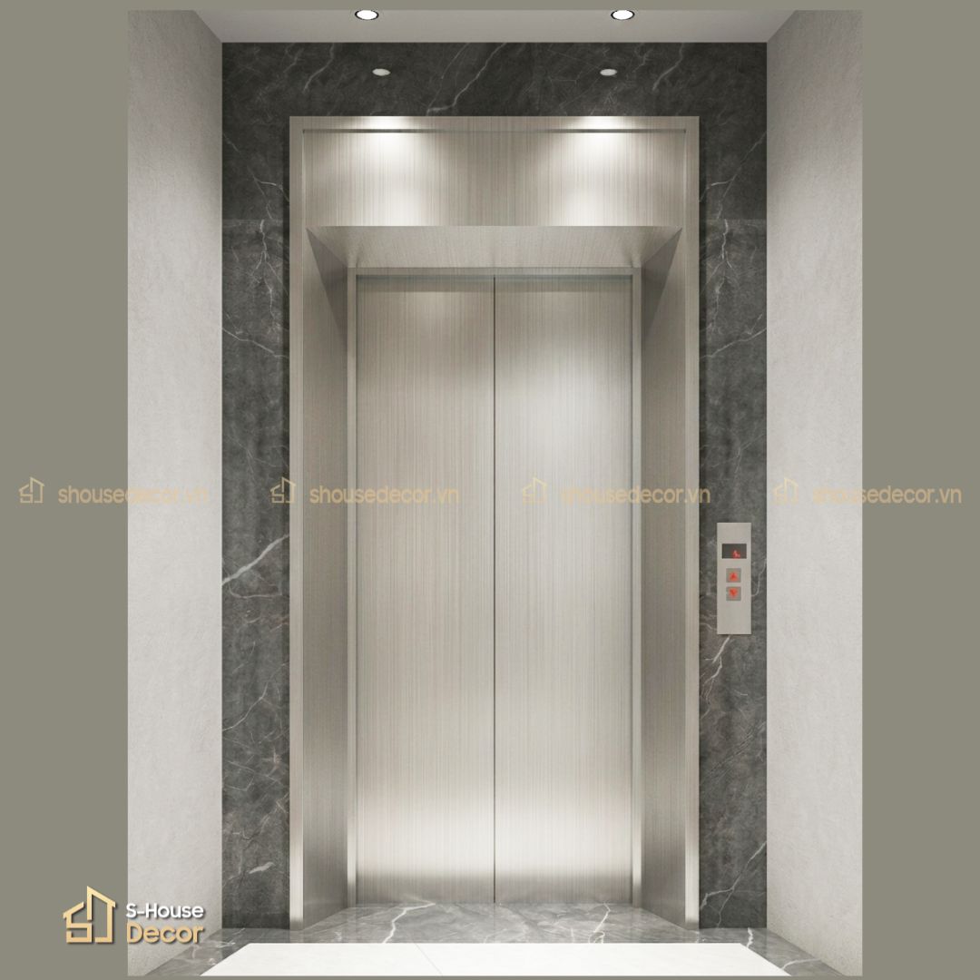Gia công khung bao rộng cửa thang máy inox 304 xước trắng