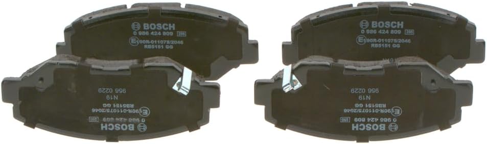 Má phanh trước HONDA Civic (2016-2021) hính hãng Bosch (0986424809)