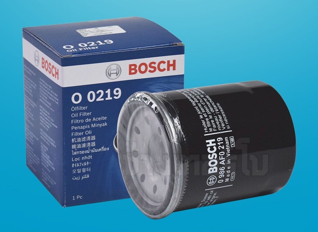 Lọc dầu động cơ Isuzu D-Max 2.5 (2012-2015) chính hãng Bosch (0986AF0219) (Lọc sắt)