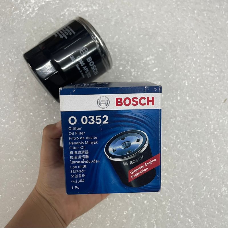 Lọc dầu động cơ Vinfast Fadil 2019-2022 chính hãng Bosch (0986AF0352) (Lọc sắt)