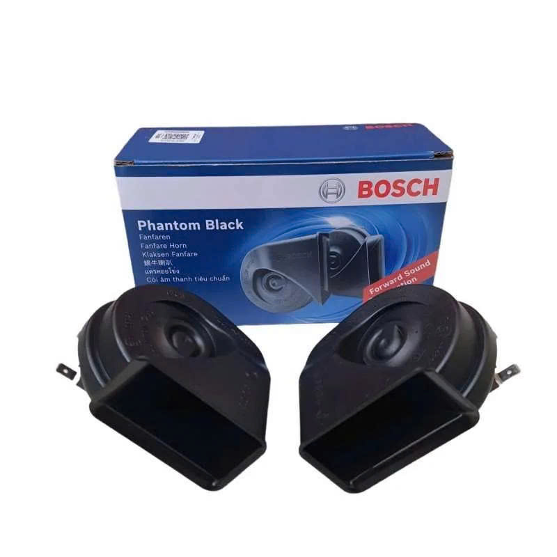 Còi sên Bosch Phantom Black 12V 4.5A 2 giắc hàng chính hãng (0986AH0209)