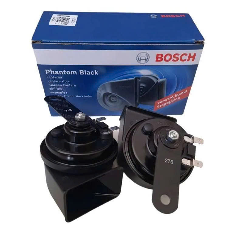 Còi sên Bosch Phantom Black 12V 4.5A 2 giắc hàng chính hãng (0986AH0209)