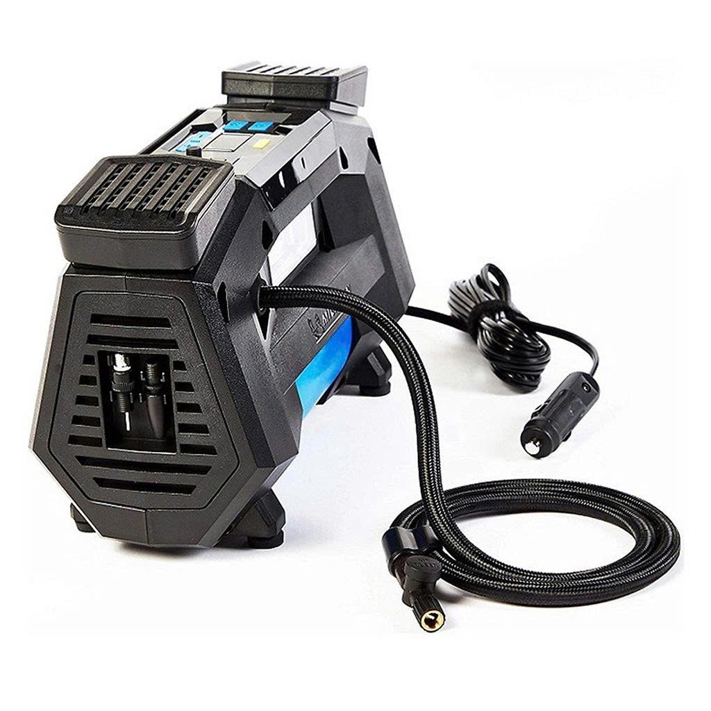 Máy Bơm Lốp Ô tô Xe Máy Michelin 12314 Kỹ thuật số 2 Piston siêu tốc Cao Cấp 12V Đa Năng Tự Ngắt (12314)