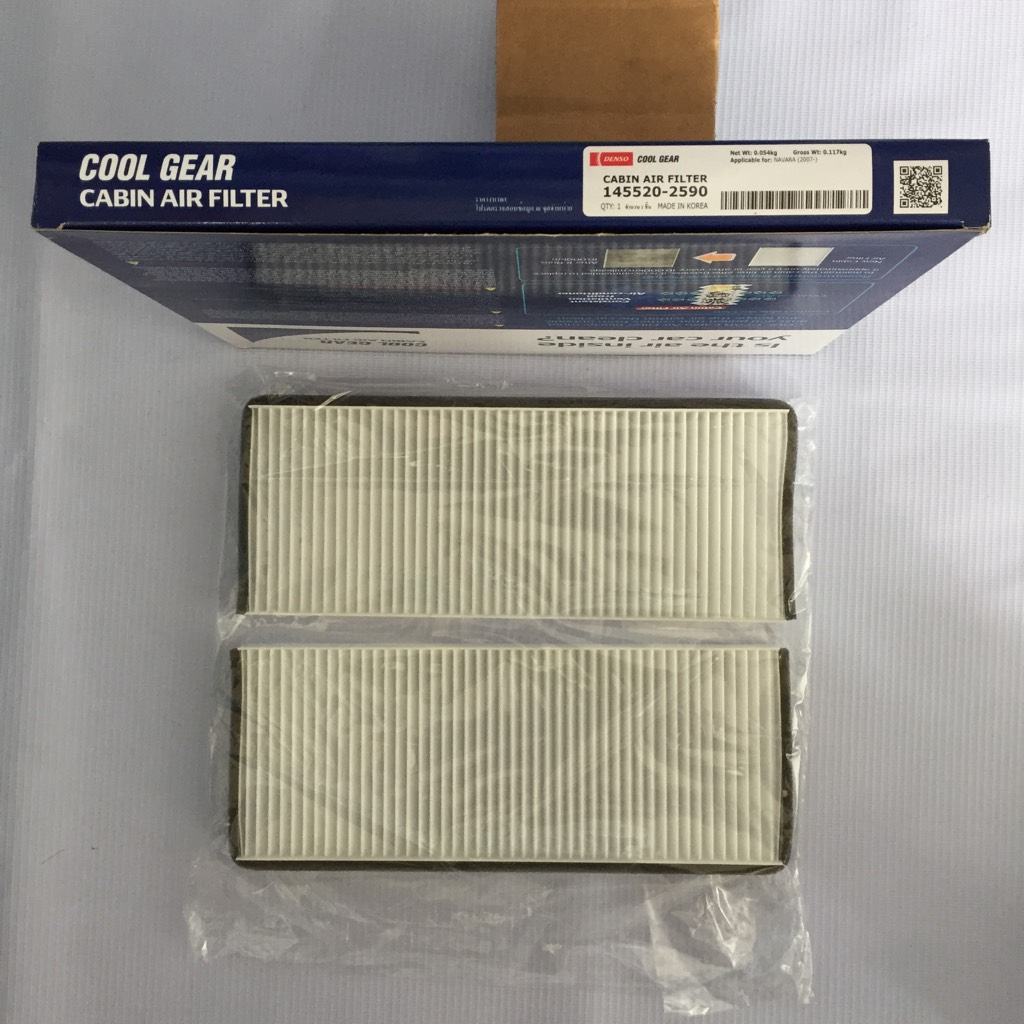 Lọc gió điều hòa Nissan Navara (2007-2014) chính hãng Denso (145520-2590)