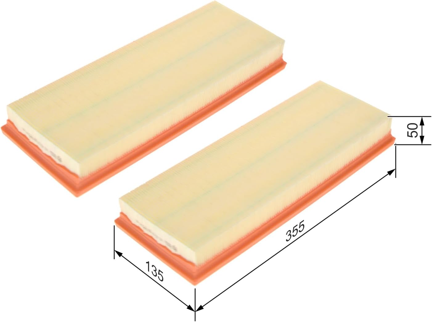 Lọc gió động cơ Mercedes Benz C Classe W203 (C230 2.5 (2005-2007), C240 2.6 (2002-2007), C280 3.0 (2005-2007); W204 (C230, C250, C280, C300); E Classe W211 (E230, E240, E280, E350); W212 (E300, GLK300, X204) chính hãng Bosch (1457433071)