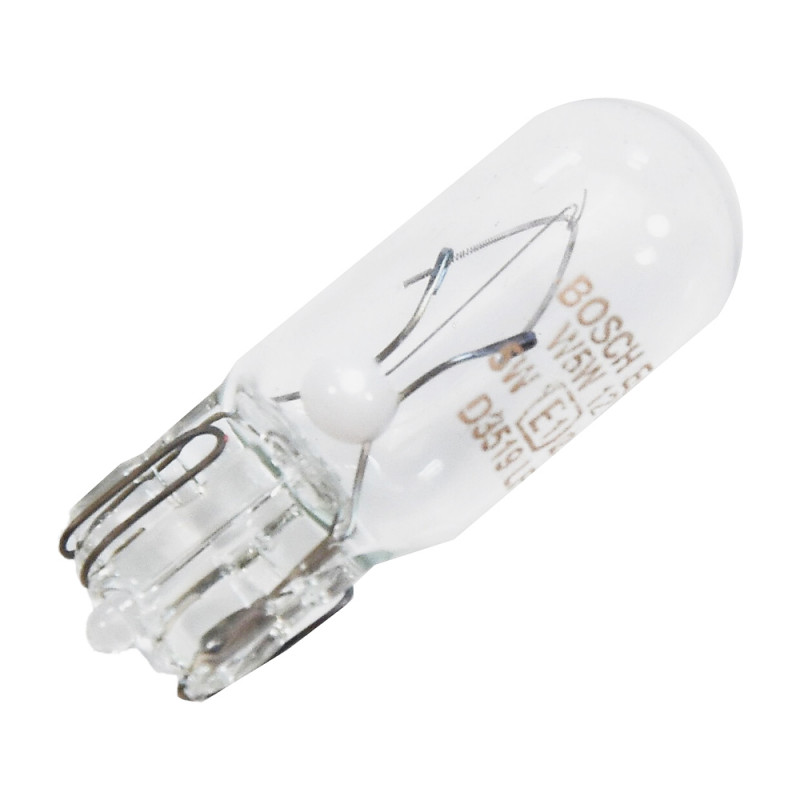 Bóng đèn soi biển số chân cắm T10 ECO W5W 12V-5W chính hãng Bosch (1987302819) - Giá 10 bóng
