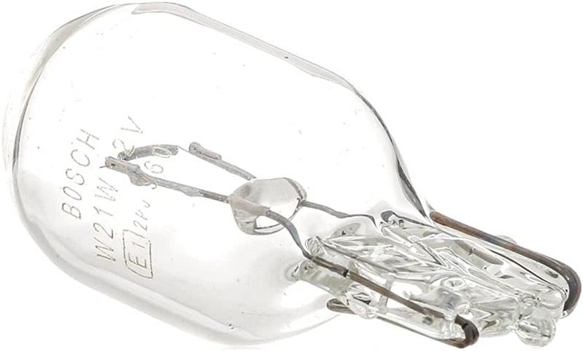 Bóng đèn phanh chân cắm T20 1 tóc trắng ECO W21W 12V 21W chính hãng Bosch (1987302822)