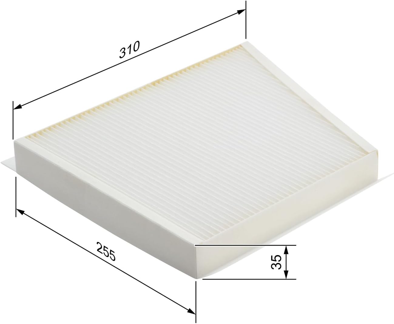 Lọc gió điều hòa ngoài MERCEDES-BENZ E-Class W211 (2002-2009); CLS-Class C219 (2004-2010) chính hãng Bosch Aeristo (1987432081)