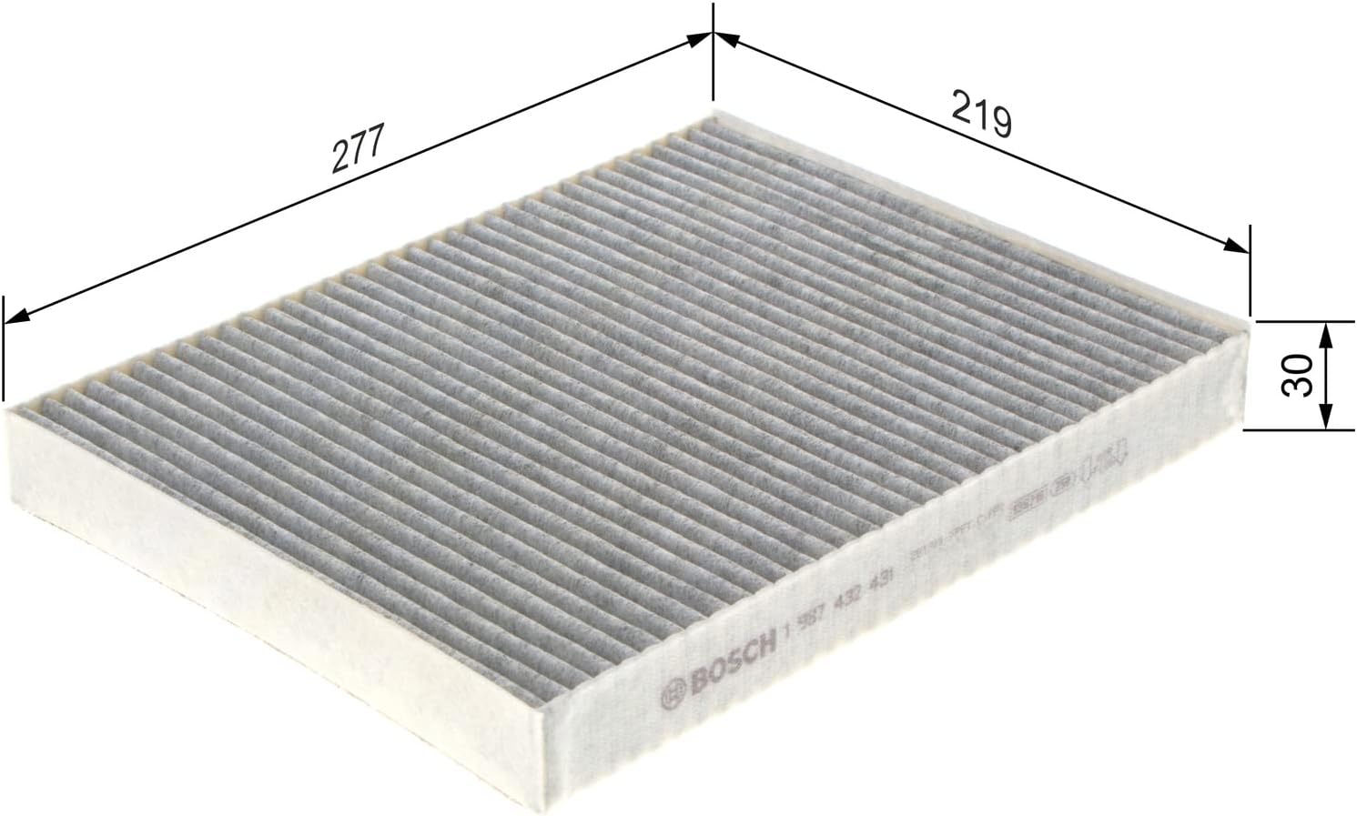 Lọc gió điều hòa Audi Q7 3.0, 3.6, 4.2 chính hãng Bosch Aeristo (1987432431)