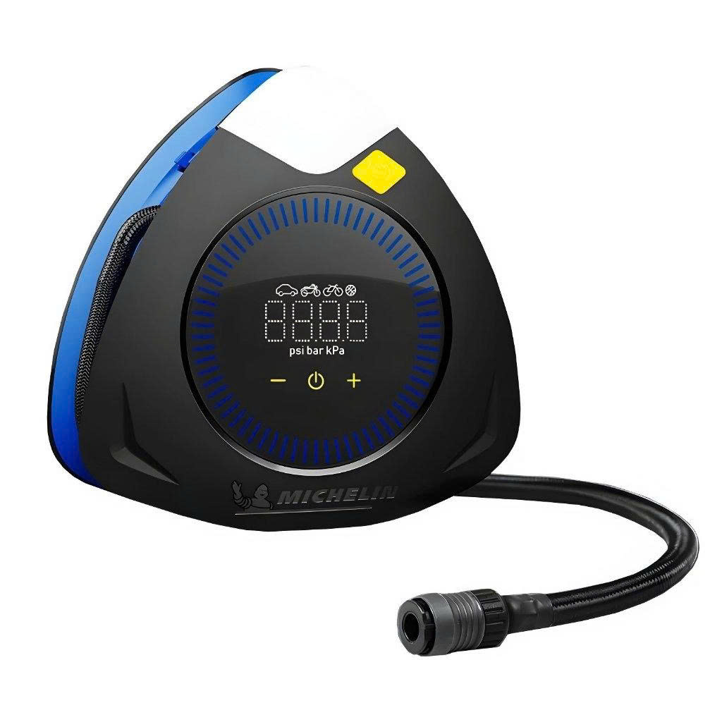 Máy Bơm Lốp Ô tô Xe Máy Michelin 2202 Cao Cấp 12V Đa Năng Tự Ngắt hàng chính hãng