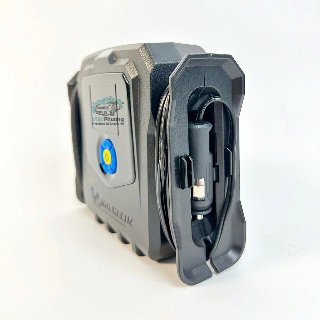 Máy Bơm Lốp Ô tô Xe Máy Michelin 2566 Cao Cấp 12V Đa Năng Tự Ngắt (mẫu mới 2025)
