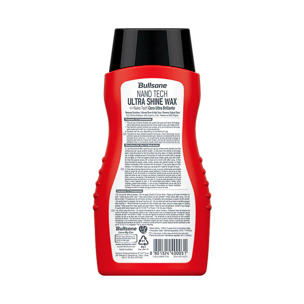 Chất đánh bóng sơn xe ô tô Bullsone chính hãng (300ml) Nano First Class Nanotech Ultra Shine Wax sản xuất tại Hàn Quốc