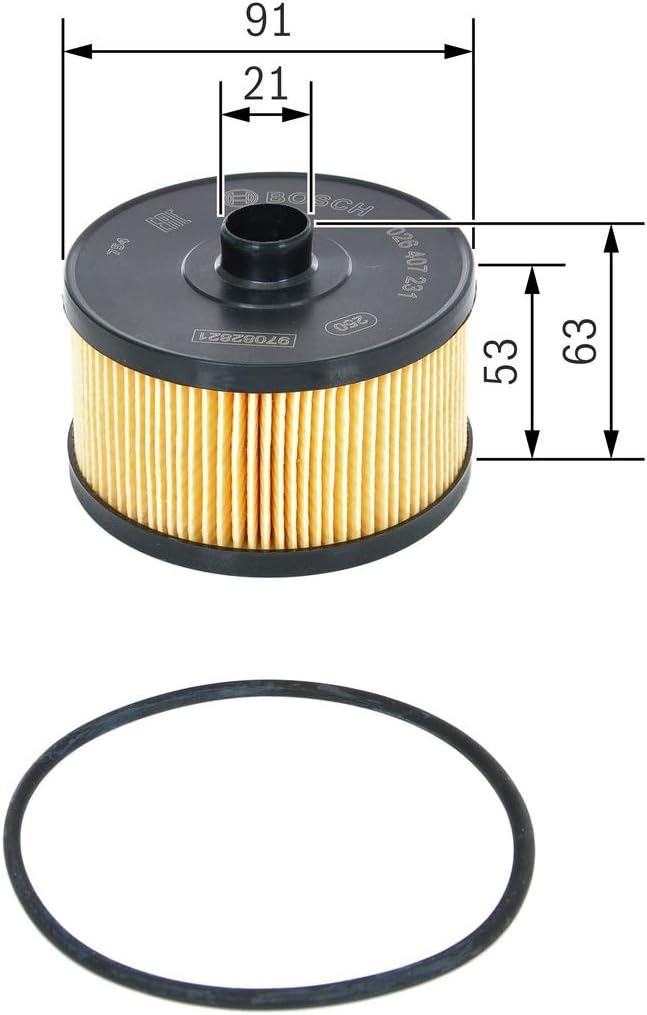 Lọc dầu động cơ Mercedes Benz A200; CLA200; GLA200; Nissan Almera 1.0L (2019+) (F026407231) - Lọc giấy