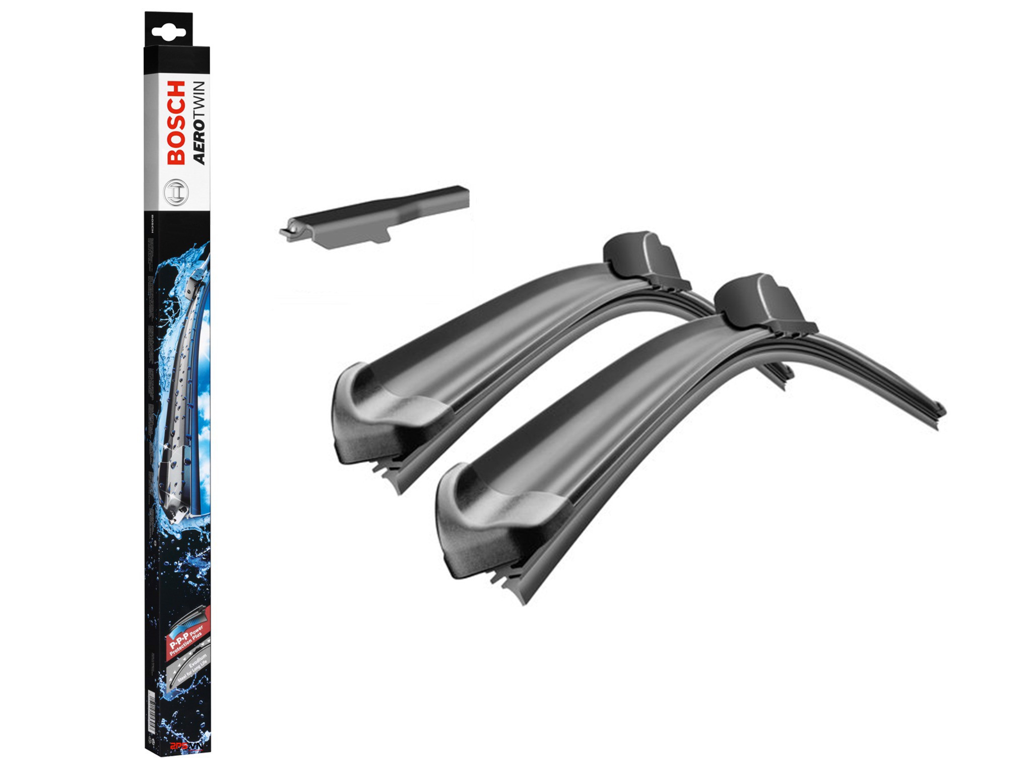 Gạt mưa Audi Q7 Bosch AEROTWIN EURO A215S xương mềm chính hãng (3397007215) - Bộ 2 cái