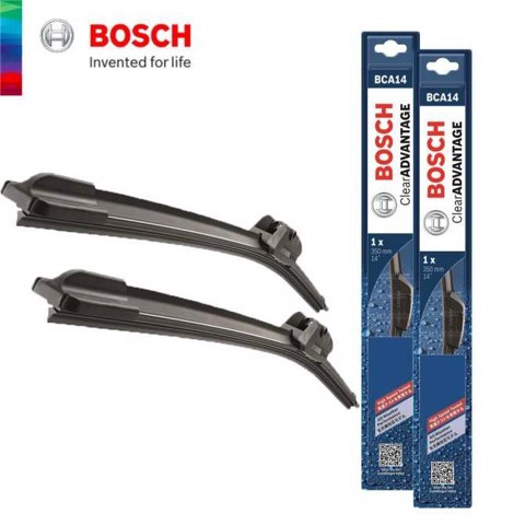 Gạt mưa Bosch CLEAR ADVANTAGE BCA xương mềm chính hãng nhiều kích thước cho nhiều loại xe 14inch 15inch 16inch 17inch 18inch 19inch 20inch 21inch 22inch 24inch 26inch 28inch