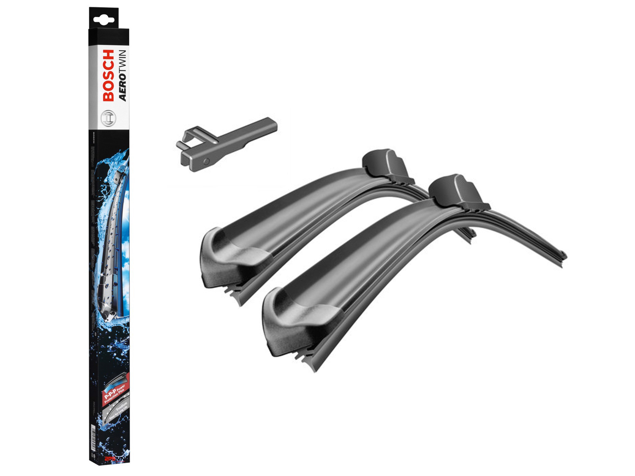 Gạt mưa BMW 320 Bosch AEROTWIN EURO A072S xương mềm chính hãng (3397007072) - Bộ 2 cái