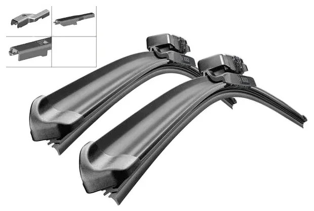 Gạt mưa Nissan QASHQAI Bosch AEROTWIN EURO A292S xương mềm chính hãng (3397007292) - Bộ 2 cái