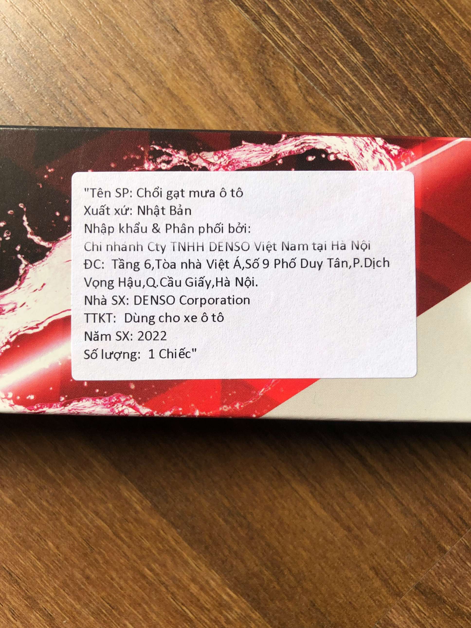 Gạt mưa Kia Sportage Denso DDS 3 khúc cao cấp hàng chính hãng - Bộ 2 cái