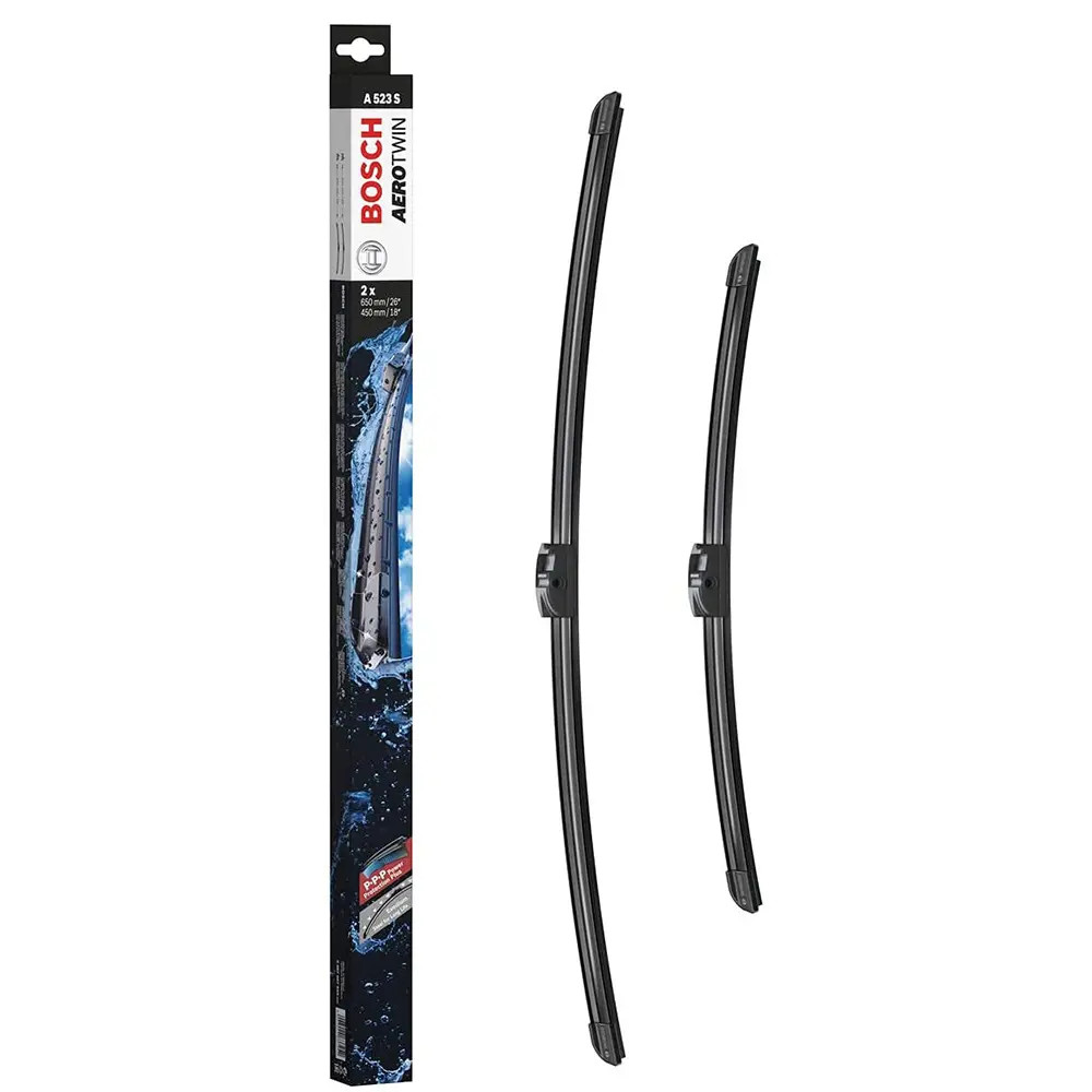 Bộ gạt mưa Bosch AEROTWIN EURO 26inch 18inch (A523S) cho xe BMW 5F10; BMW 528; BMW 535 (3397007523)