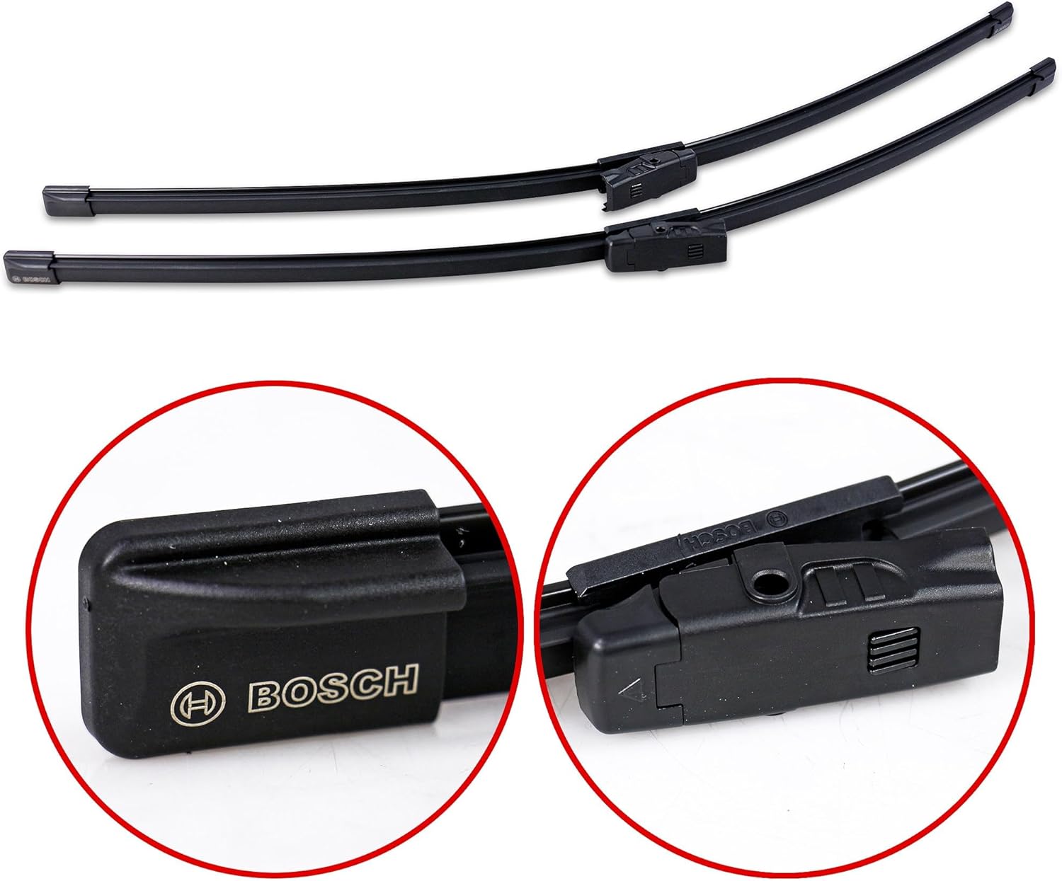 Gạt mưa Ford Focus 1.6 Ti-VCT (2011-2013); Citroen; Peugeot chính hãng Bosch AEROTWIN EURO A976S (3397118976) xương mềm cao cấp 28inch 28inch - Bộ 2 cái