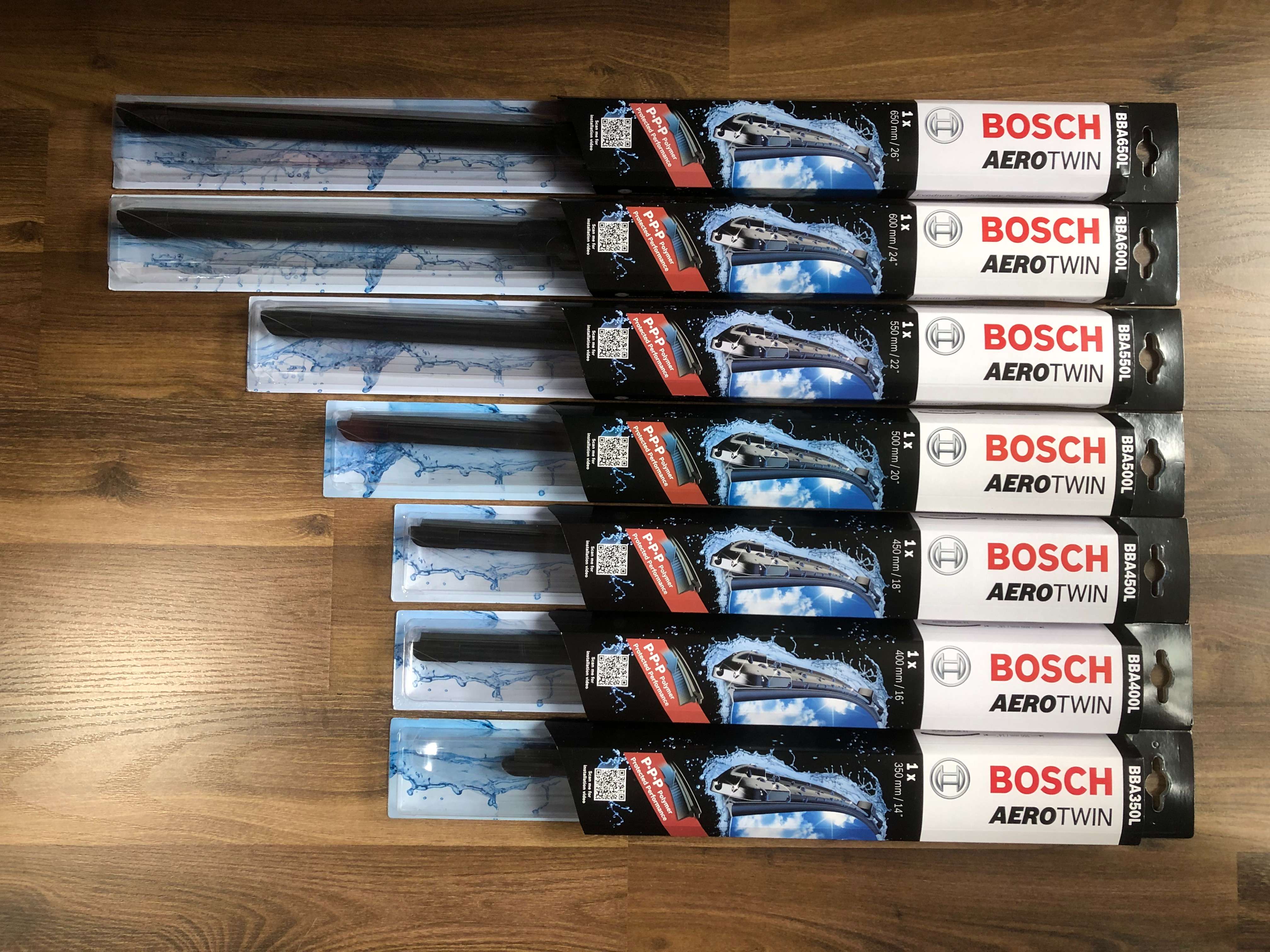 Gạt mưa Vinfast VF8 (2022+) Bosch AEROTWIN BBA xương mềm cao cấp chính hãng 18inch & 26inch - Bộ 2 cái