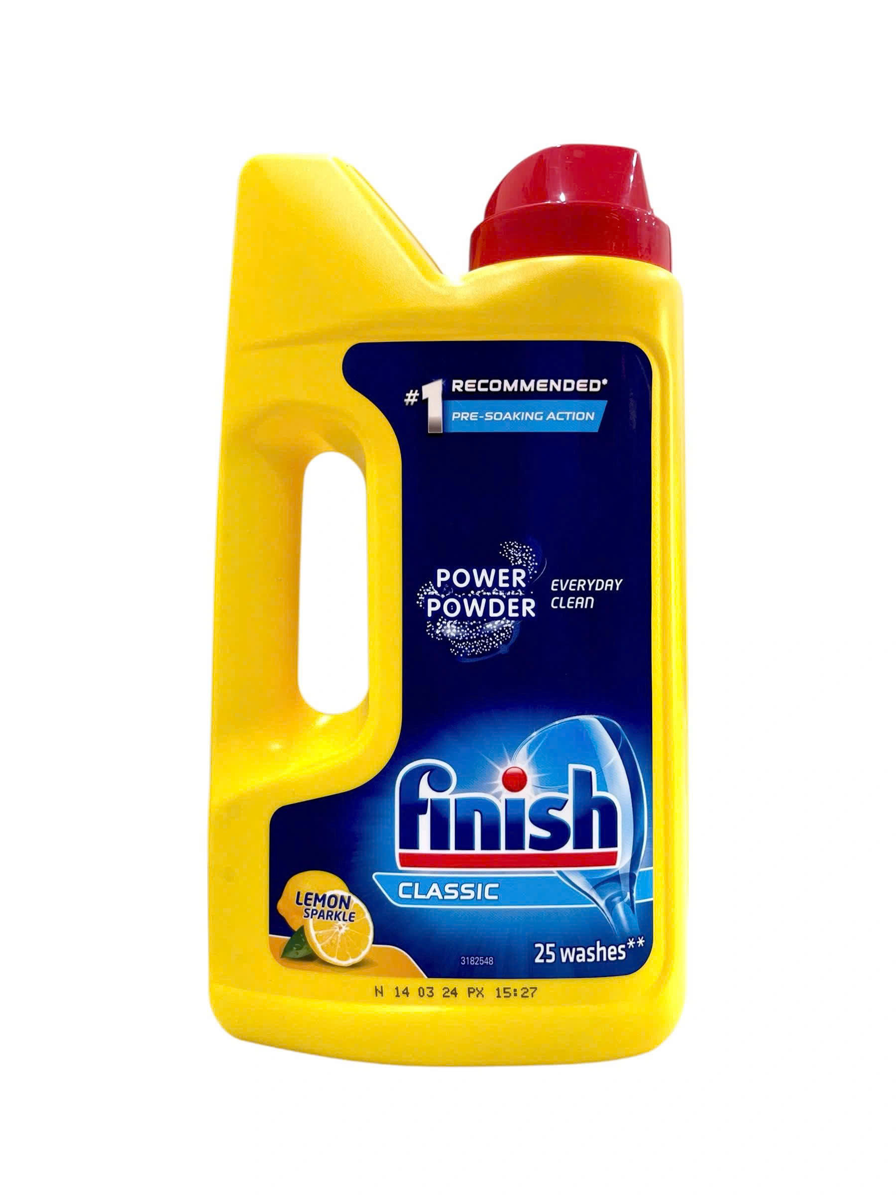 Bột rửa bát Finish can 1kg - hương chanh (lemon)