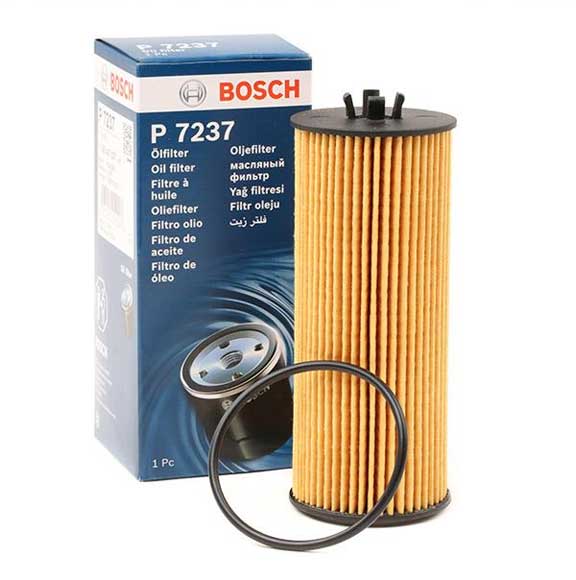 Lọc dầu động cơ (lọc giấy) MERCEDES GL63 AMG (2012-2015); GLA45 (2014-2019); CLA45 (2014-2019); A45 (2012-2018) chính hãng Bosch (F026407237)