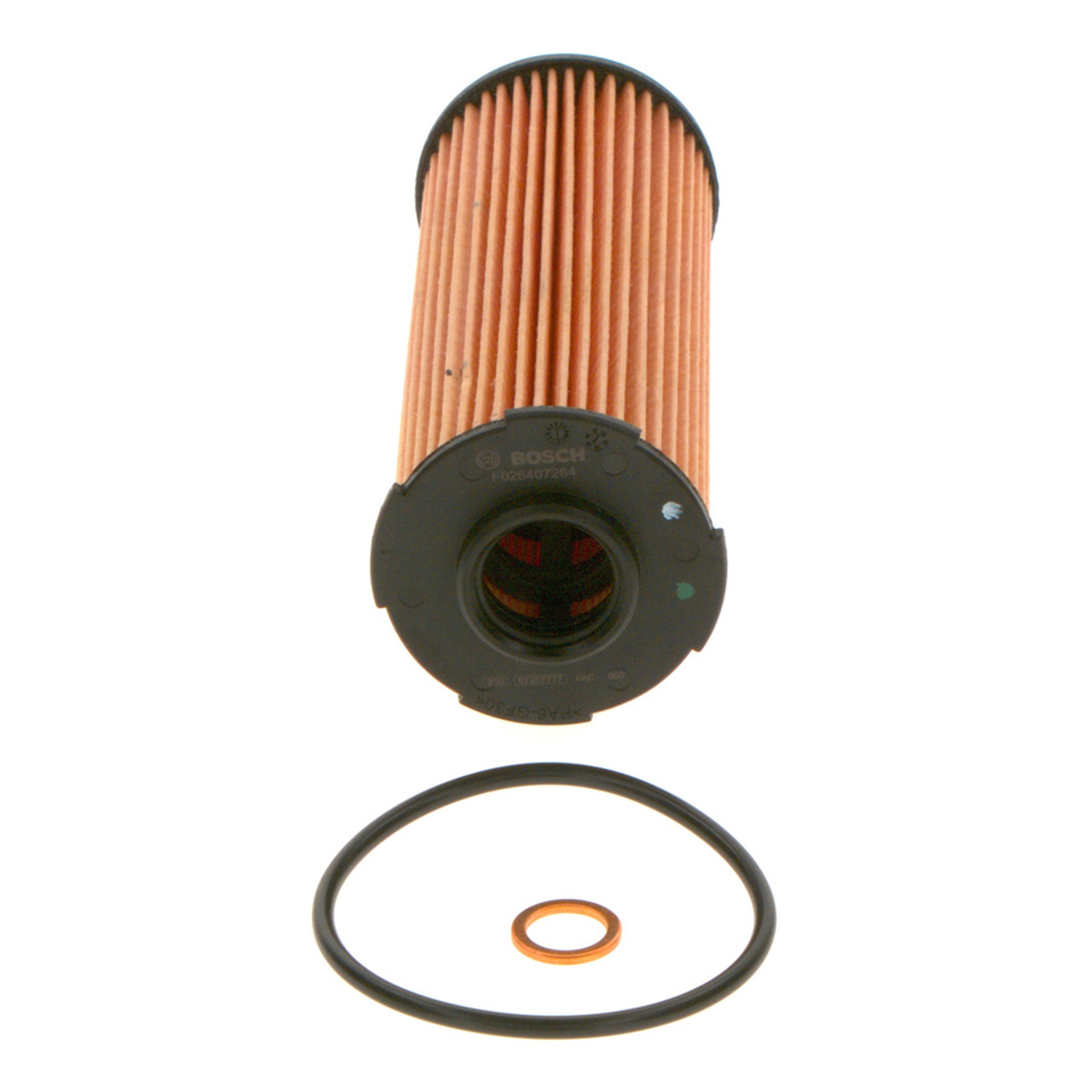 Lọc dầu động cơ BMW 740i, Li G11/G12 3.0/B58B30A (2015-2022); 740i G70 3.0/B58B30P (2023+); 735i G70 3.0/B58B30P (2023+); X5 40iX G05 3.0/B58 (2019+); X6 G06 3.0/B58B30C chính hãng Bosch (F026407264) (lọc giấy)