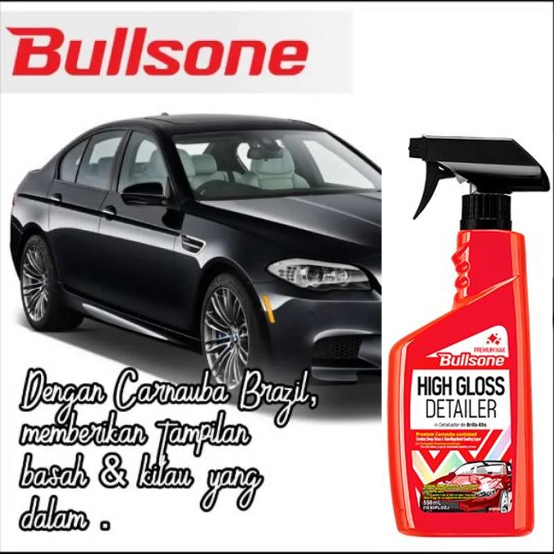 Nước đánh bóng sơn xe ô tô Bullsone chính hãng (550ml) First Class High Gloss Detailer sản xuất tại Hàn Quốc