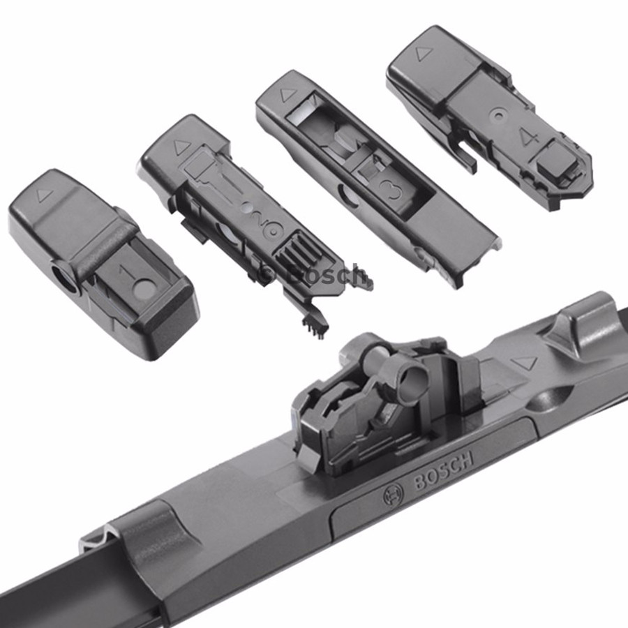 Gạt mưa Range Rover Evoque 2.0 (2011-2014); Volkswagen Tiguan chính hãng Bosch AEROTWIN A430S (3397007430) 24inch & 21inch xương mềm cao cấp - Bộ 2 cái