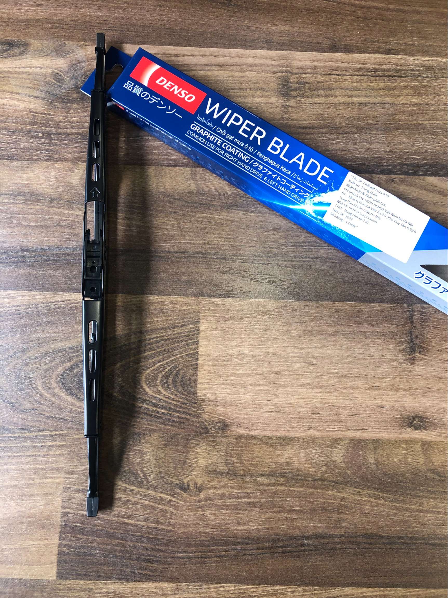 Gạt mưa Vinfast VF5 (2022+) Denso DCS xương sắt chính hãng 18inch & 22inch - Bộ 2 cái