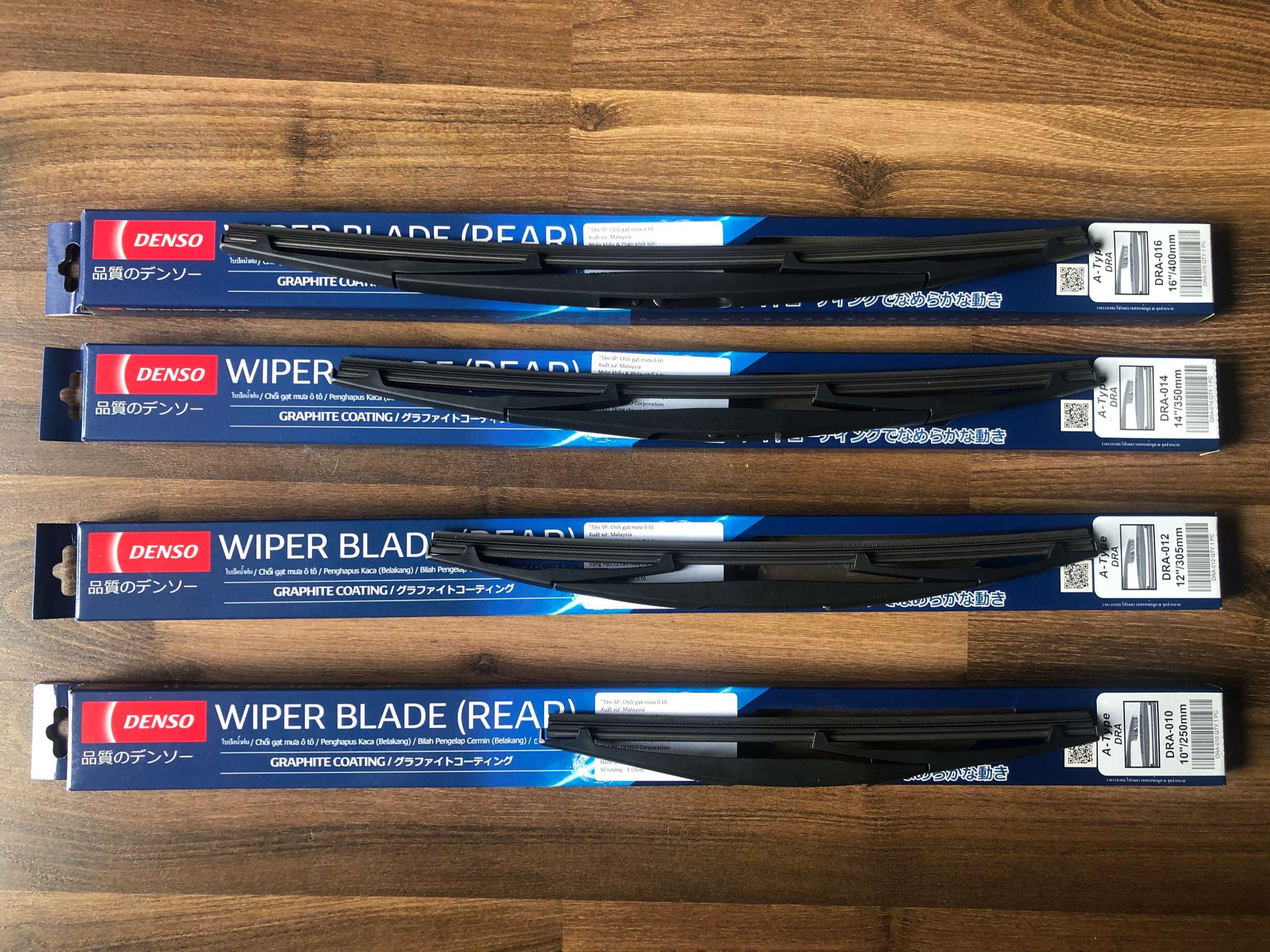 Gạt mưa sau Lexus LX600 (2022-2023) Denso DRA cao cấp chính hãng 12inch 305mm