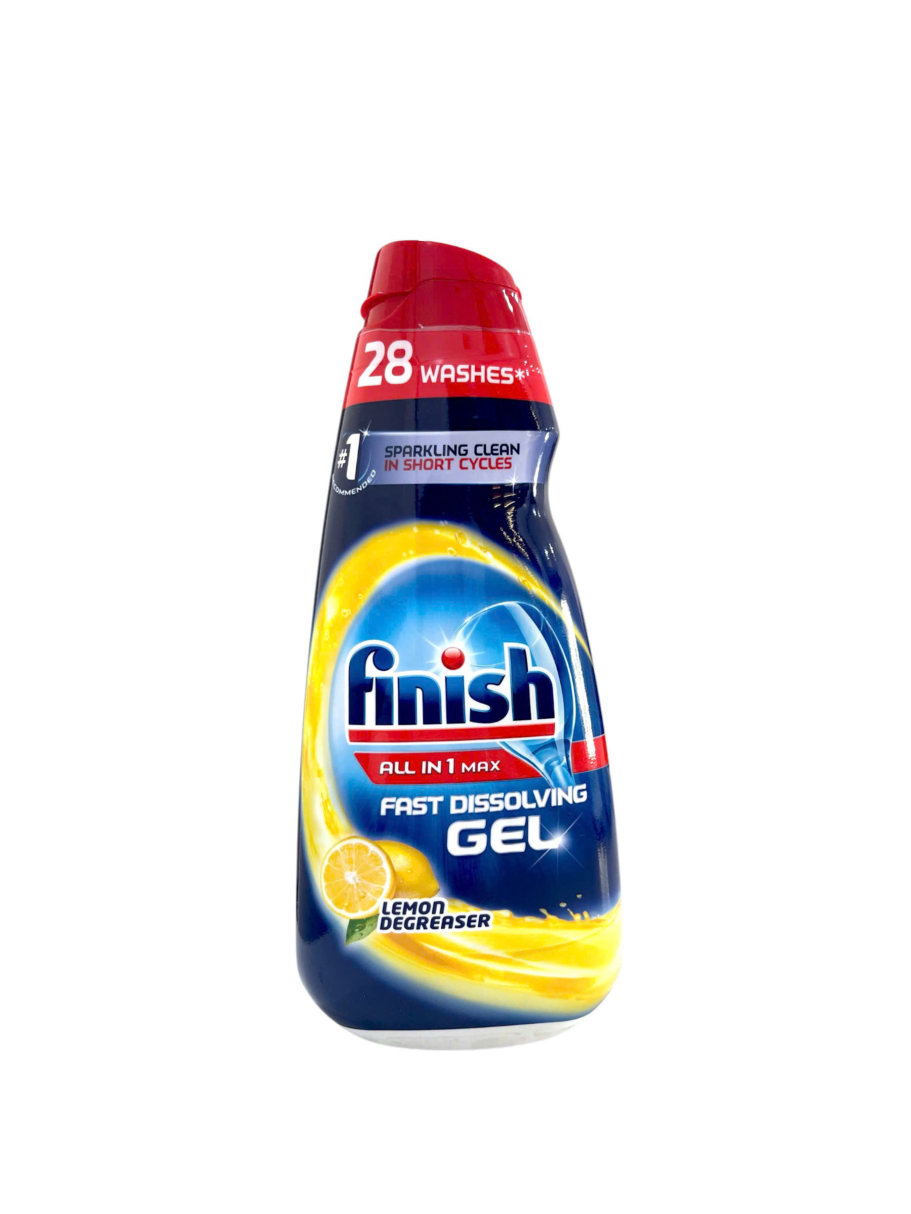 Gel rửa bát Finish Power All in 1 - chai 700ml - hương chanh (Lemon)