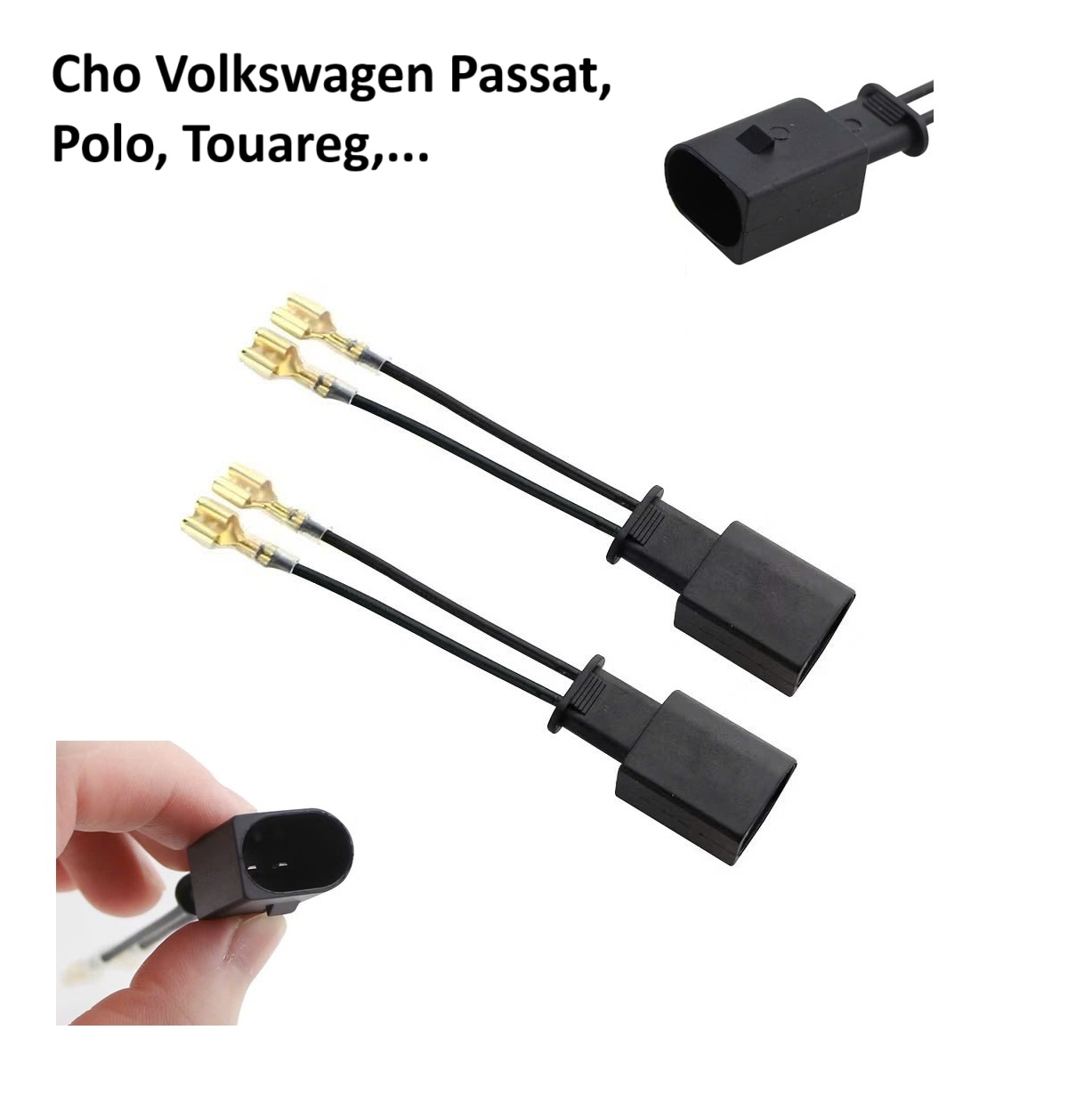 Giắc chuyển đổi còi Denso, Bosch xe Honda; Hyundai; Kia; Volkswagen (Bộ 2 cái)