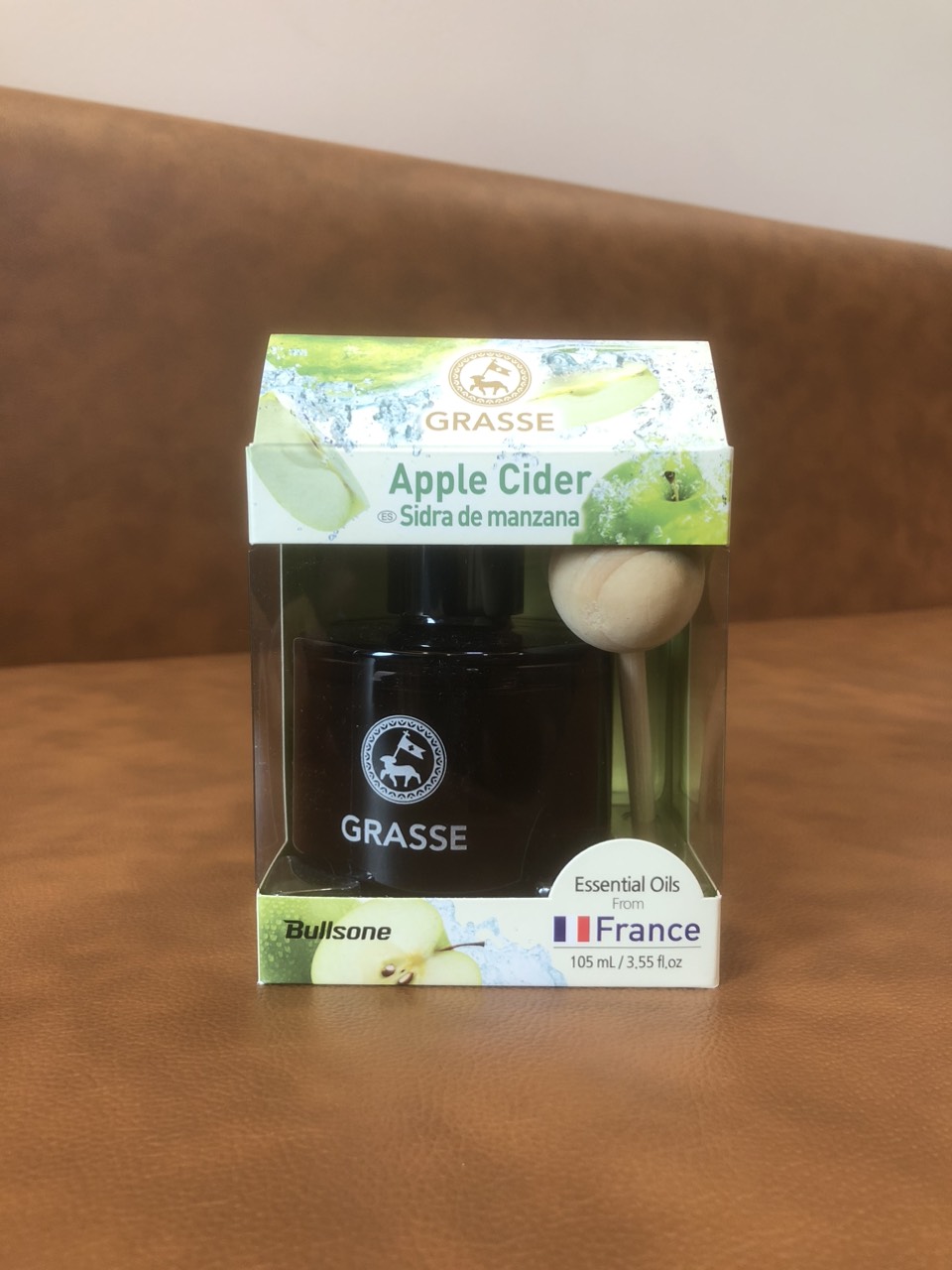 Nước hoa ô tô Bullsone Pháp Grasse Diffuser Apple Cider chính hãng sản xuất tại Hàn Quốc 100% tinh dầu thiên nhiên - Mùi Hương táo