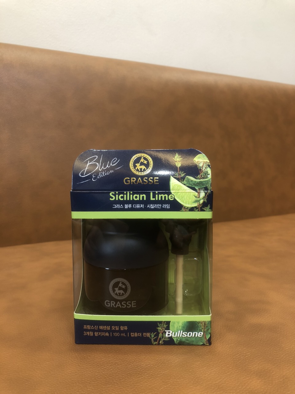 Nước hoa ô tô Bullsone Pháp Grasse Diffuser Sicilian Lime chính hãng sản xuất tại Hàn Quốc 100% tinh dầu thiên nhiên - Mùi Hương chanh