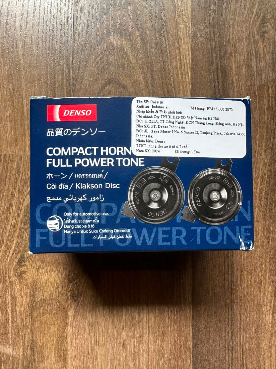 Còi đĩa Denso xe Honda các loại 12v 1 giắc hàng chính hãng (JK272000-7690; JK272000-2070)