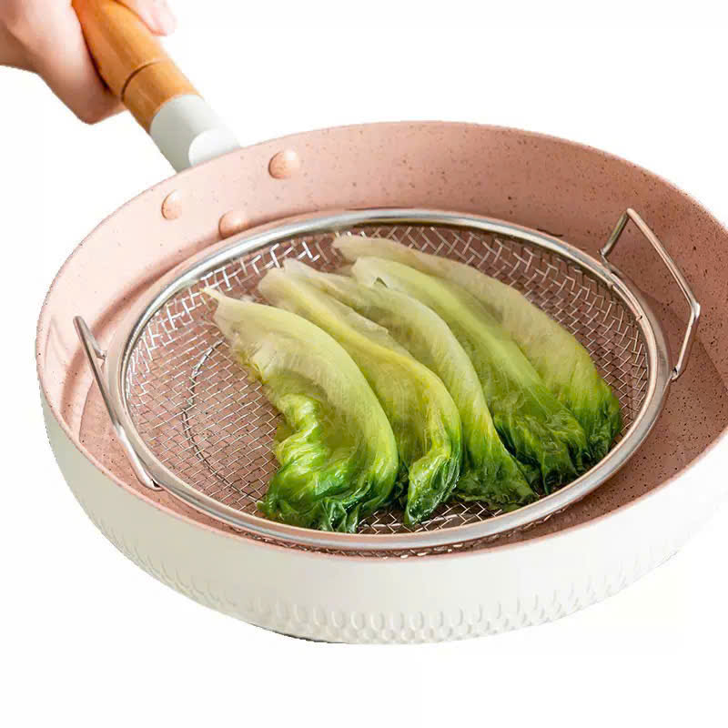 Khay nồi chiên không dầu - Vỉ Nướng Đa Năng - Khay Đựng Đồ Chiên Ráo Dầu