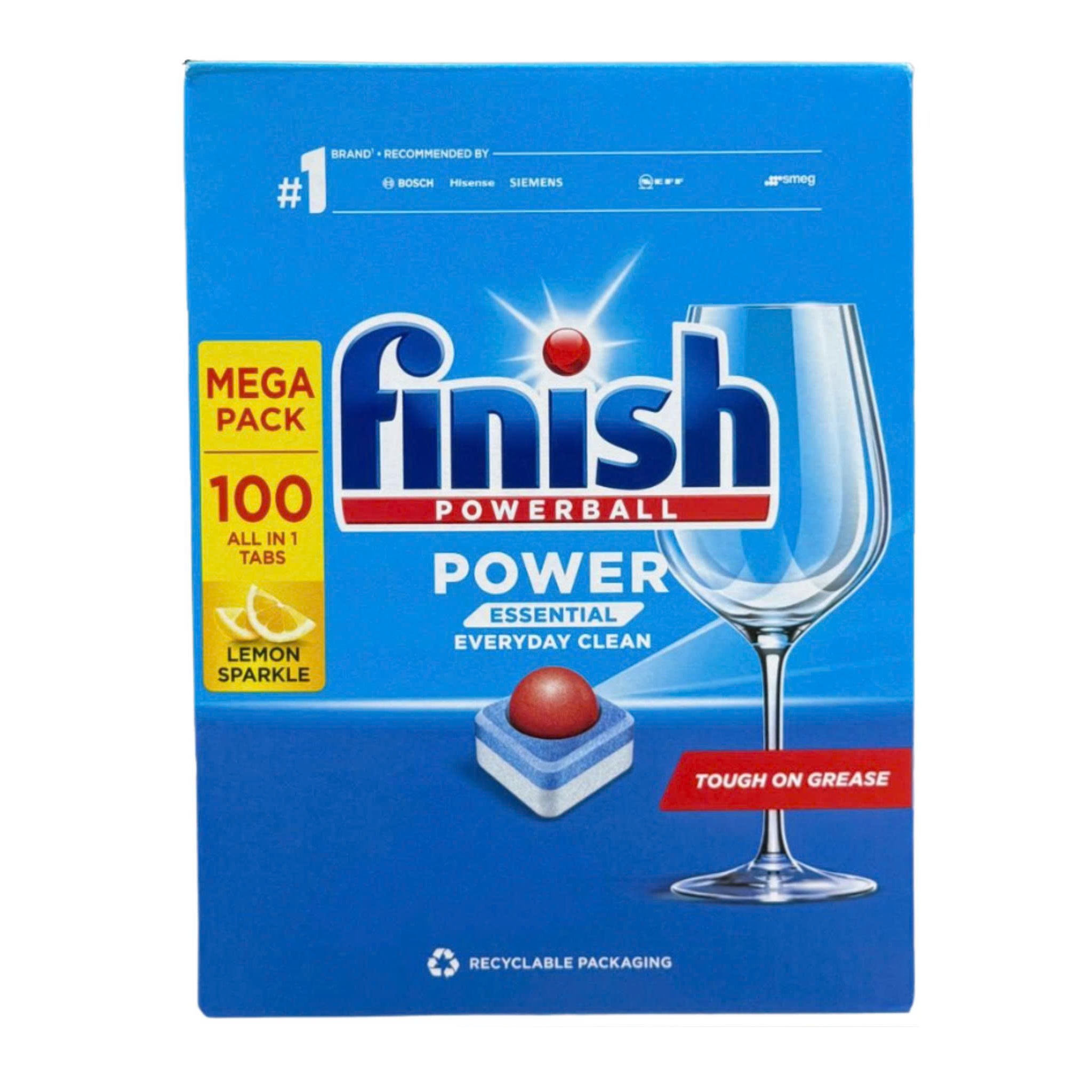 Viên rửa bát Finish Cube; Essential; Power All in 1; Quantum; Ultimate Eco; Ultimate Plus nhập khẩu Châu Âu (Mùi Hương Regular; Lemon) 