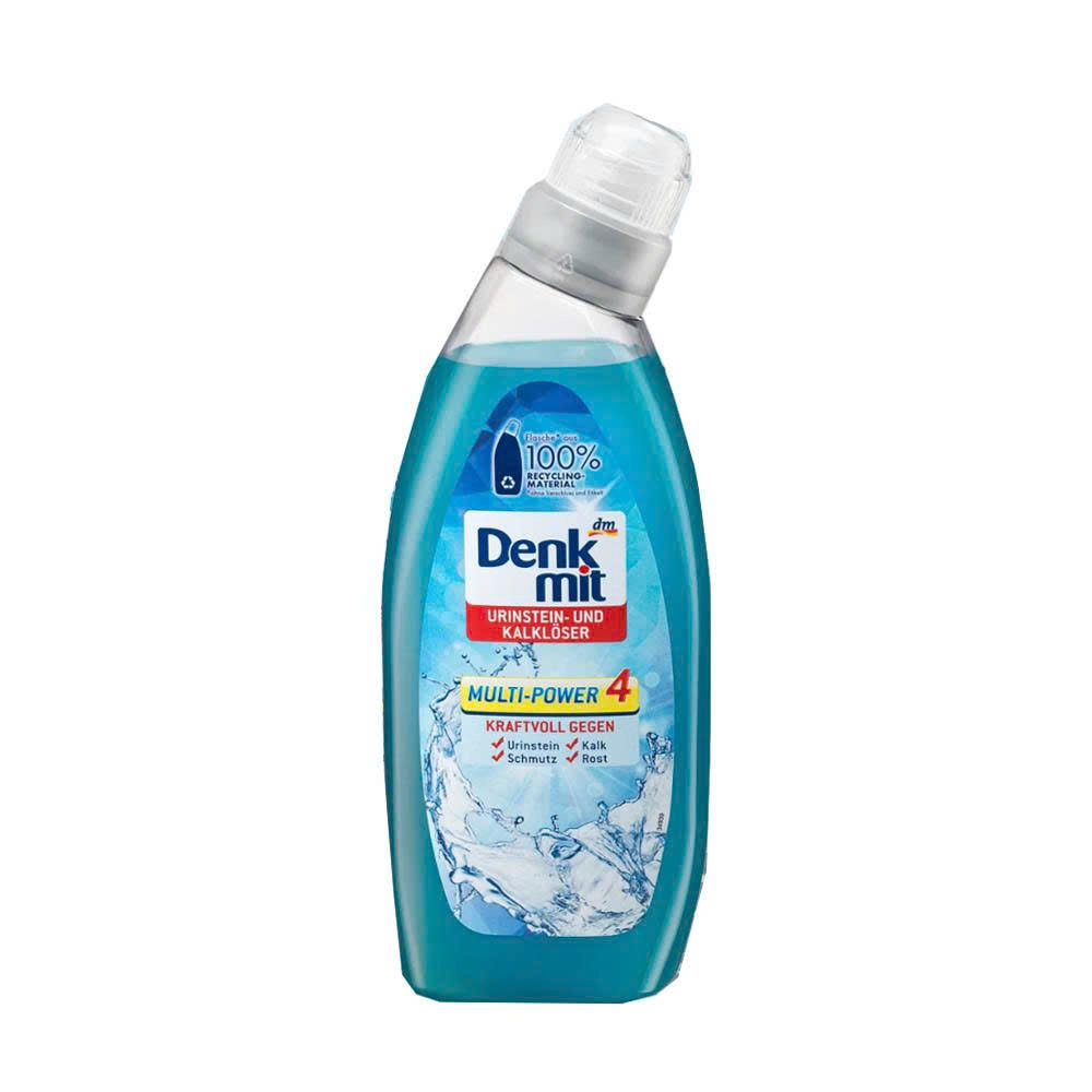 Dung Dịch Tẩy Bồn Cầu Denkmit Reiniger Gel 750ml | Gel Vệ Sinh Toilet Tẩy Cặn Vôi, Canxi, Nhập khẩu Đức 