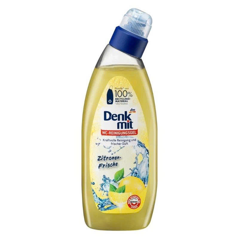 Dung Dịch Tẩy Bồn Cầu Denkmit Reiniger Gel 750ml | Gel Vệ Sinh Toilet Tẩy Cặn Vôi, Canxi, Nhập khẩu Đức 