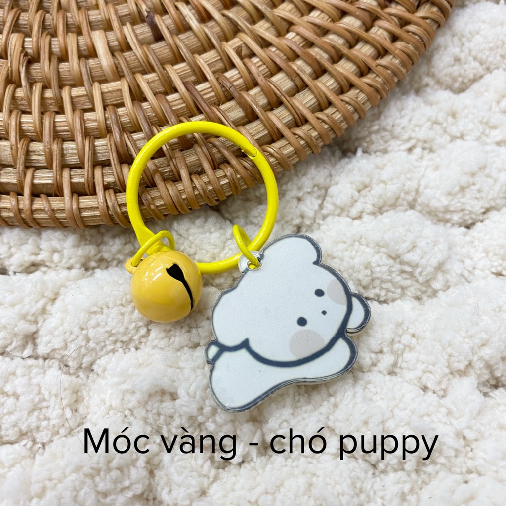 Móc Khoá Gắn Mica Hoạt Hình (1cái)