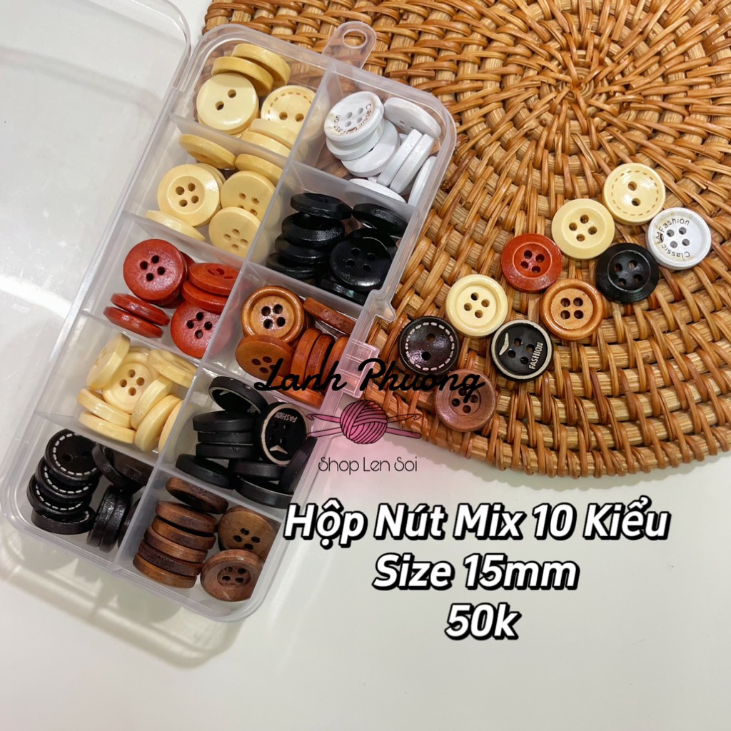 Hộp Nút Mix 10 Kiểu