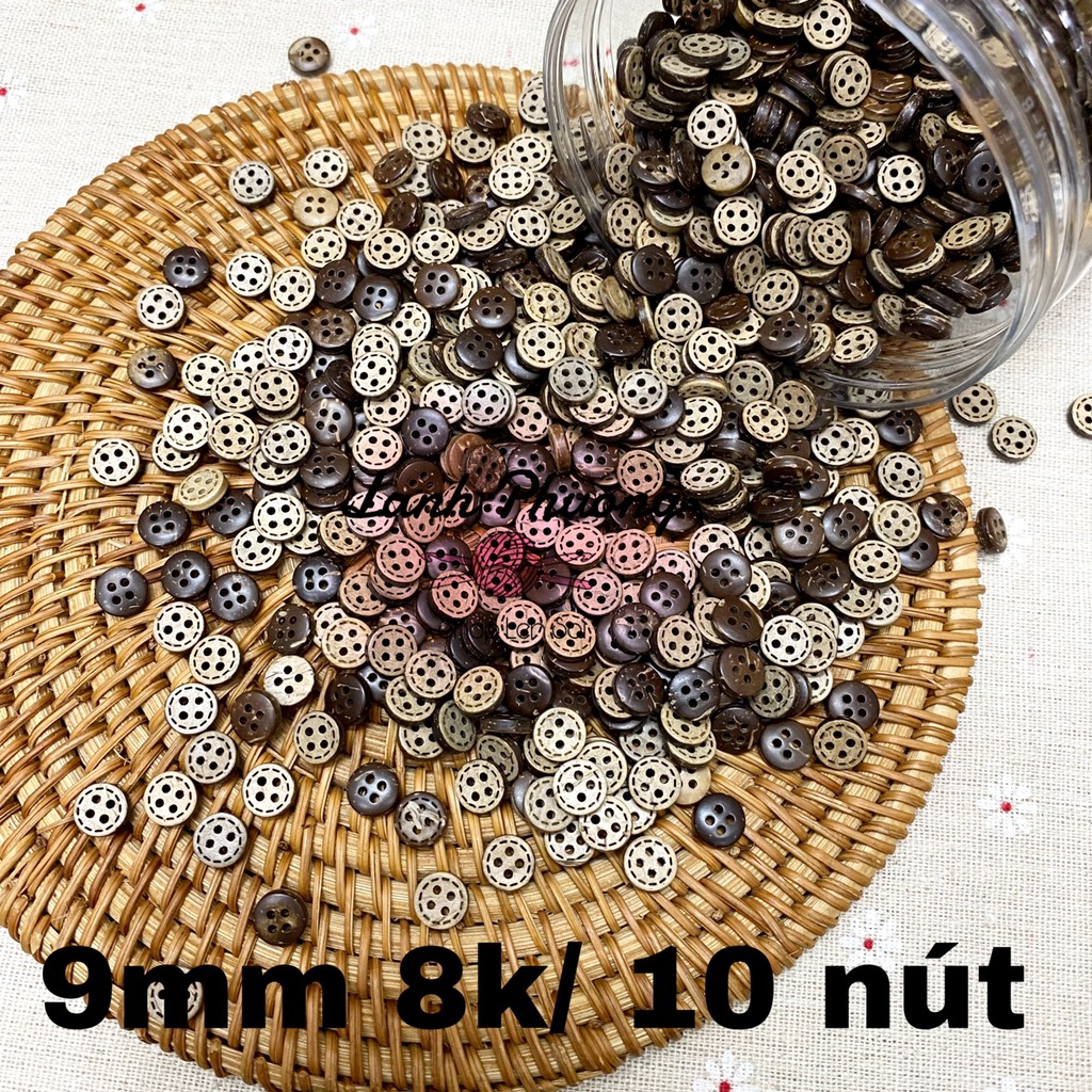 ⚫️Nút Dừa (set 10 cái)