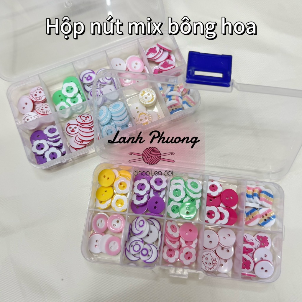 Hộp Nút Mix 10 Kiểu