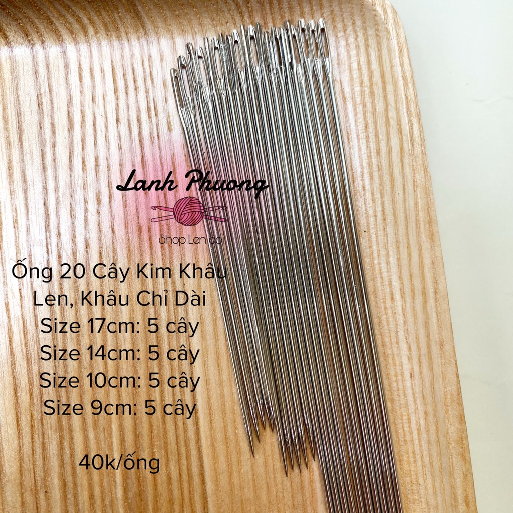Ống Kim Khâu Dài 20 Cây